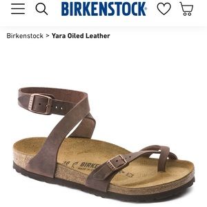 Women’s Birkenstock Yara Sandals Brown Sz 39/US 9